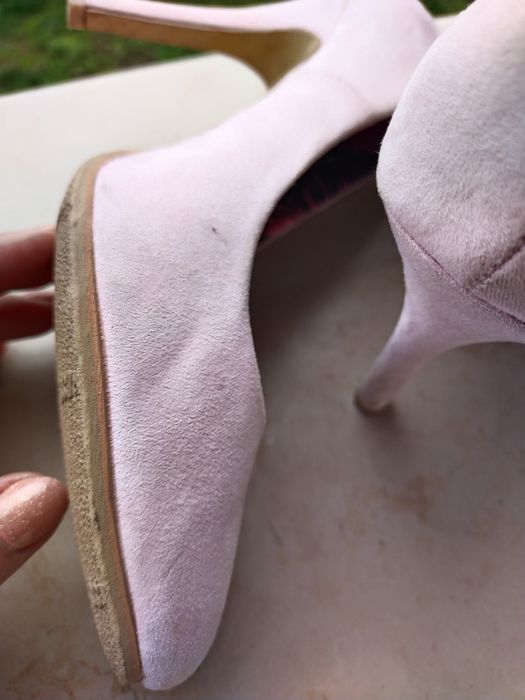 Sapatos Rosa  tacão alto