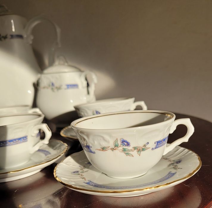 Conjunto de Café Completo  Vista Alegre Nunca Usado