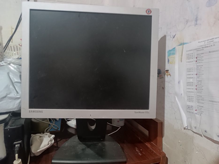 Монитор Samsung SyncMaster 173s працює