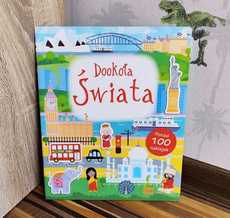 Poznaję świat. Dookoła świata książka z naklejkami