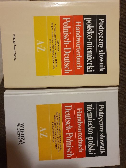 Słowniki polsko-niemiecki, niemiecko-polski. Wiedza Powszechna