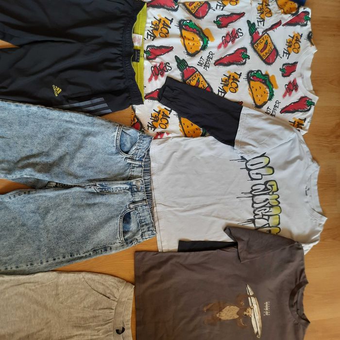 Paka ubrań dla modnego chłopca r. 158-164