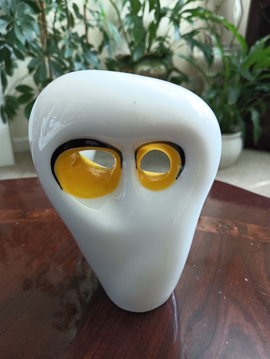 Sowa figurka porcelanowa AS Ćmielów