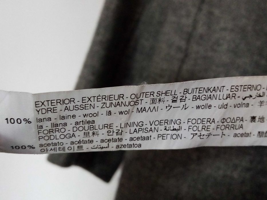 Casaco de inverno 100% lã