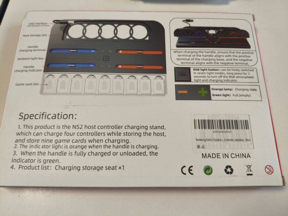 Stacja  ładująca do Nintendo Switch