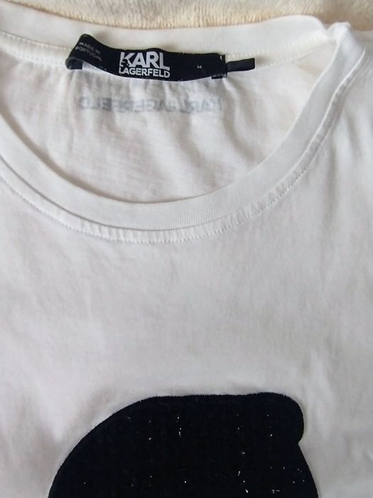 Karl Lagerfeld t-shirt biały
