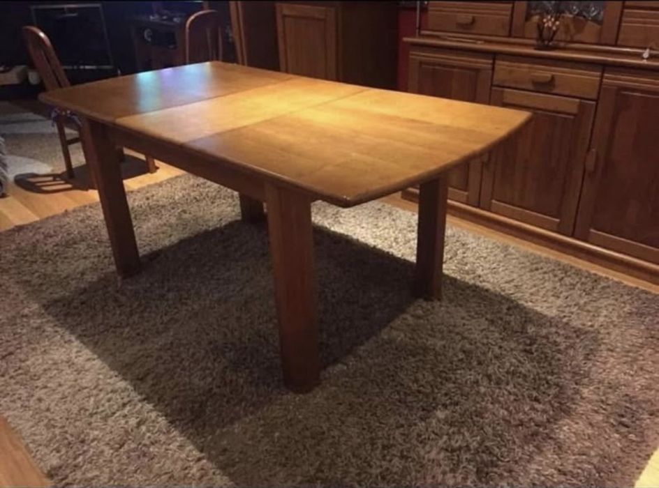 Mesa de jantar ajustavel + 6 cadeiras