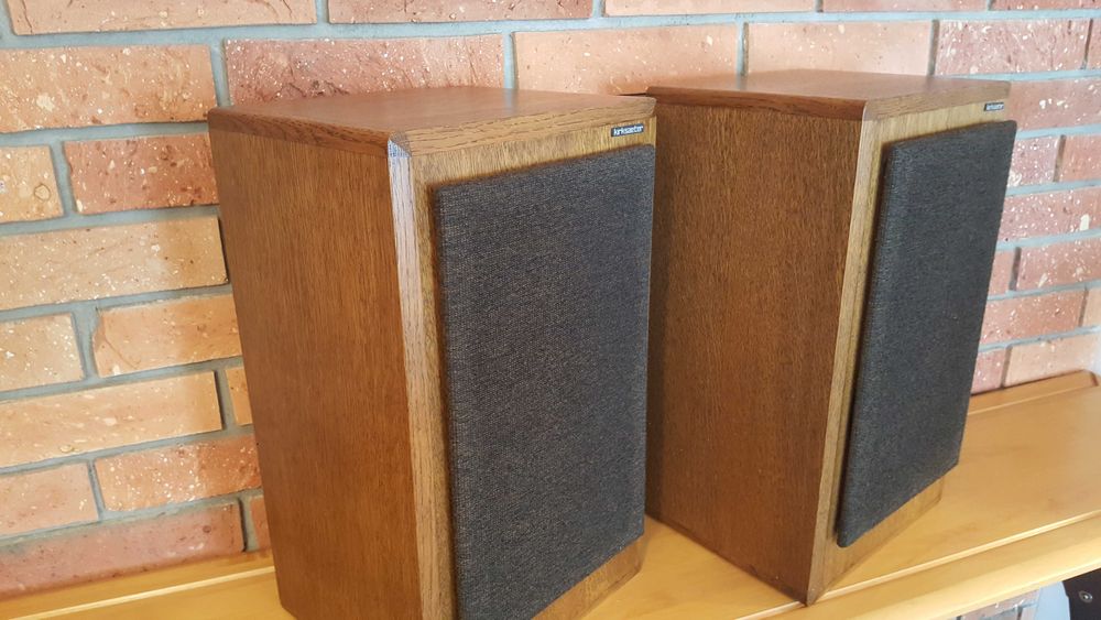 Unikatowe kolumny  Vintage  KIRKSAETER Monitor 101 Drzewo Dębowe