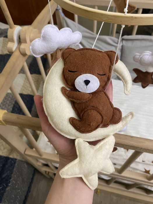 Дитячий музичний мобіль у ліжечко (handmade)