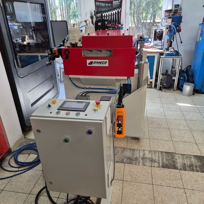 Prościarka Prostowarka Podajnik walcowy servo DIMECO 650x6mm
