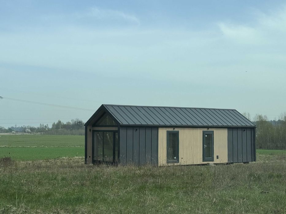 Domek mobilny 4x12 drewniany smart całoroczny