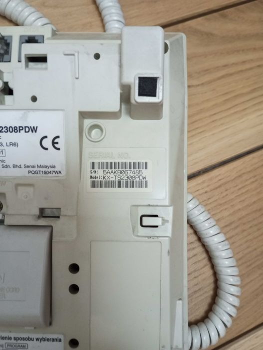 Stary aparat telefoniczny Panasonic