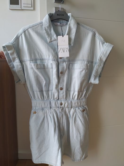 Zara kombinezon jeansowy rozm xs nowy