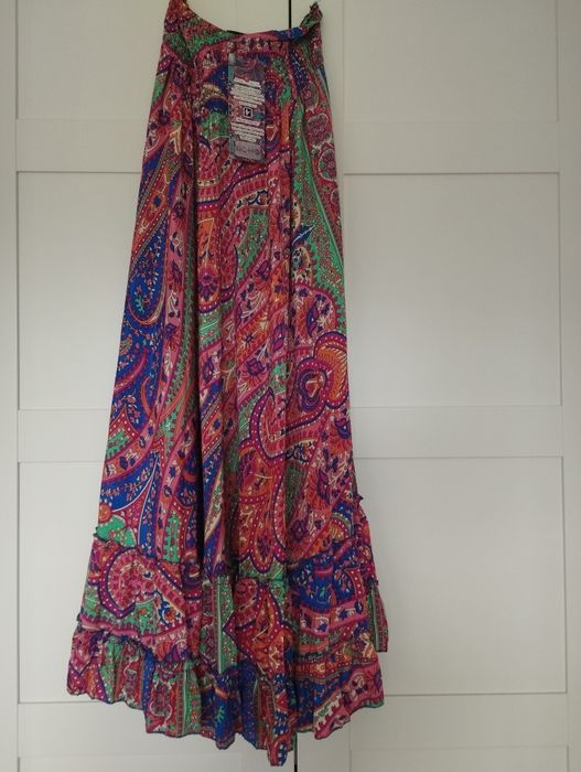 Spódnica Boho indyjska jedwab
