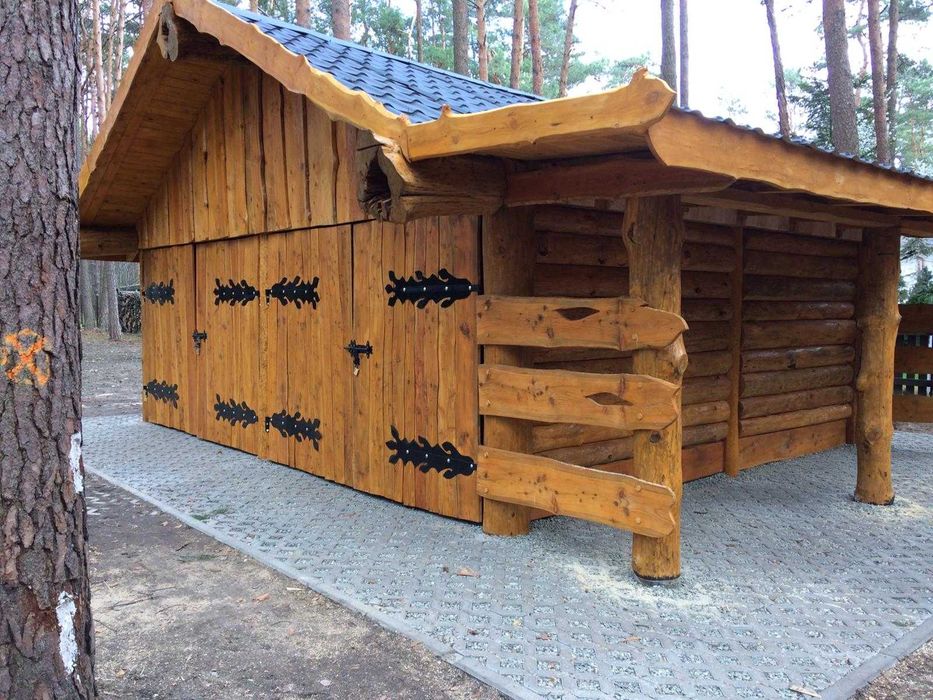 domek domki garaż garaże drewniany drewniane