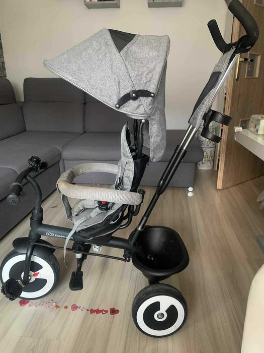 Rowerek trójkołowy Aston (Kinderkraft) szary