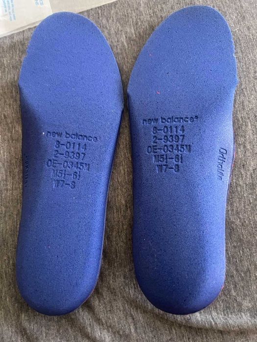 Ортопедические стельки New Balance. Новые. 43/44