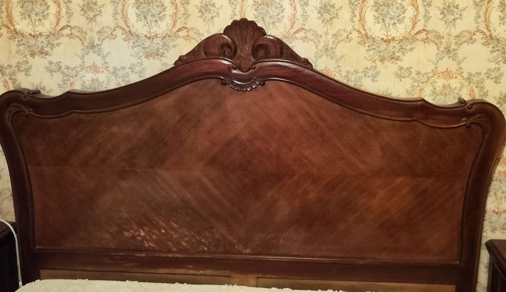 Cama de casal vintage + colchão