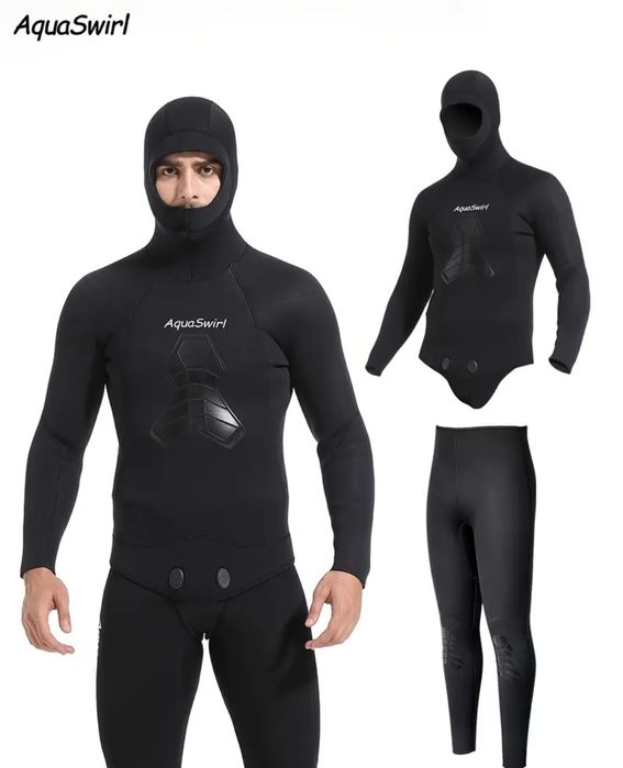 Гидрокостюмы неопрен, толщина 3 мм и 5 мм, р.S-5XL НОВЫЕ