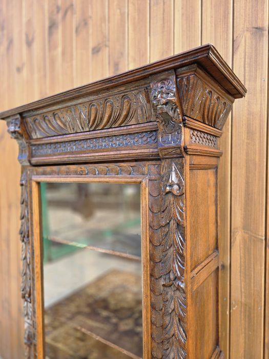 Mała witryna biblioteczka eklektyczna  #1786 Stylowy Węgrów