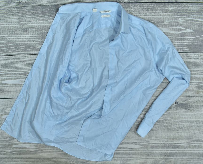 Suitsupply Traveller Błękitna Koszula Męska Xl 41L Slim