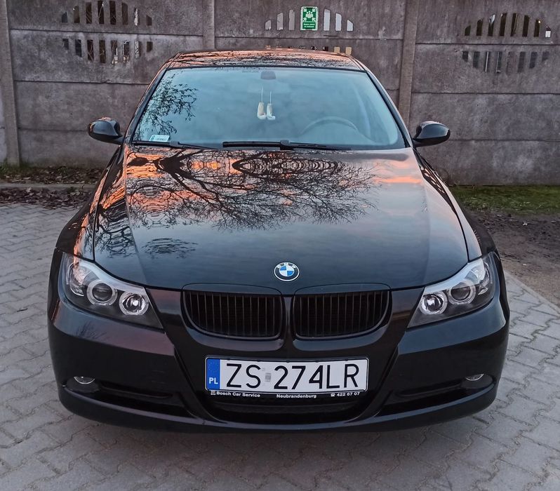 BMW Seria 3 BMW E90 318i Czarny 2.0 129KM 2006 z Niemiec