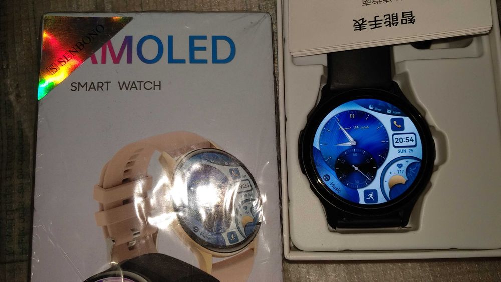 Смарт часы. Амолед. Senbono.