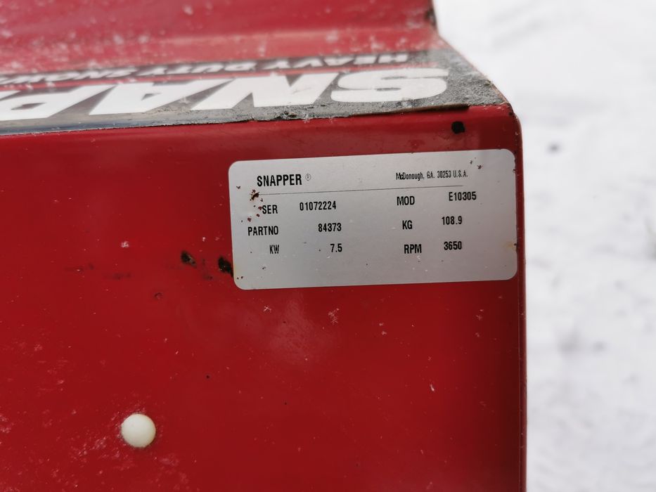 Odśnieżarki Snapper 1030, Toro 1028, 10HP, super mocny sprzęt.