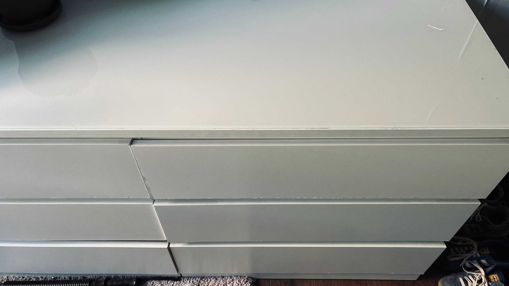 Komoda z IKEA biała, 6 szuflad