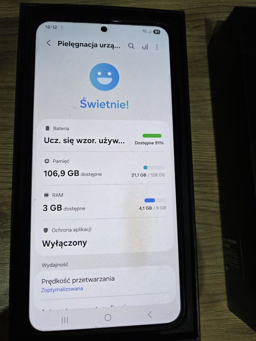 Samsung Galaxy S22 Plus – 128 GB / 8 GB RAM – bardzo dobry stan