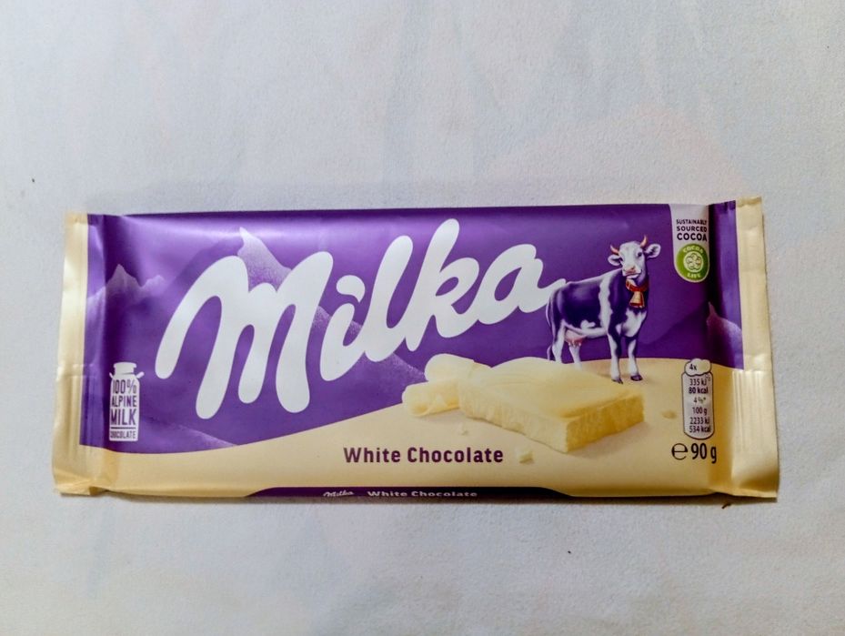 Czekolada Milka White Chocolate 100g. 5 szt.