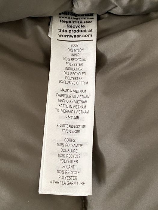 Patagonia Lone Mountain Parka basin green . S