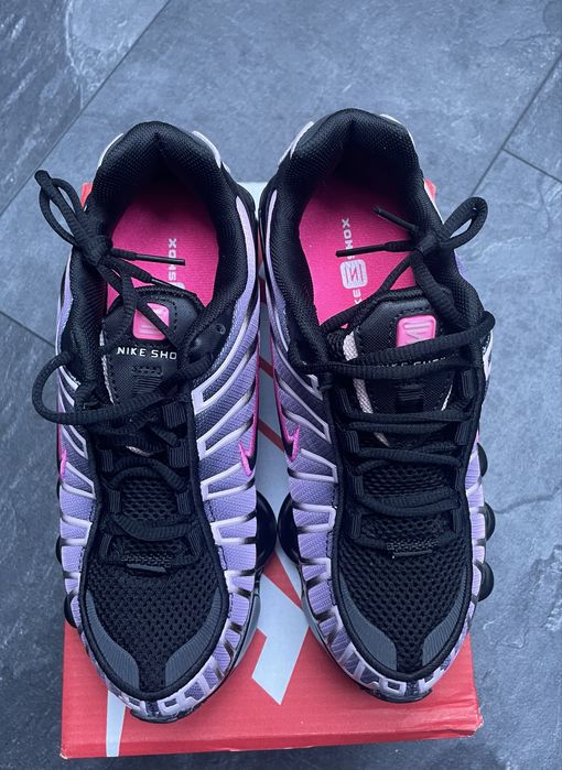 Nike shox różowo czarne r38
