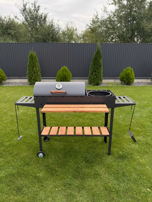 Мангал - гриль барбекю посилений 5мм на 13 шампурів, мангал для дома