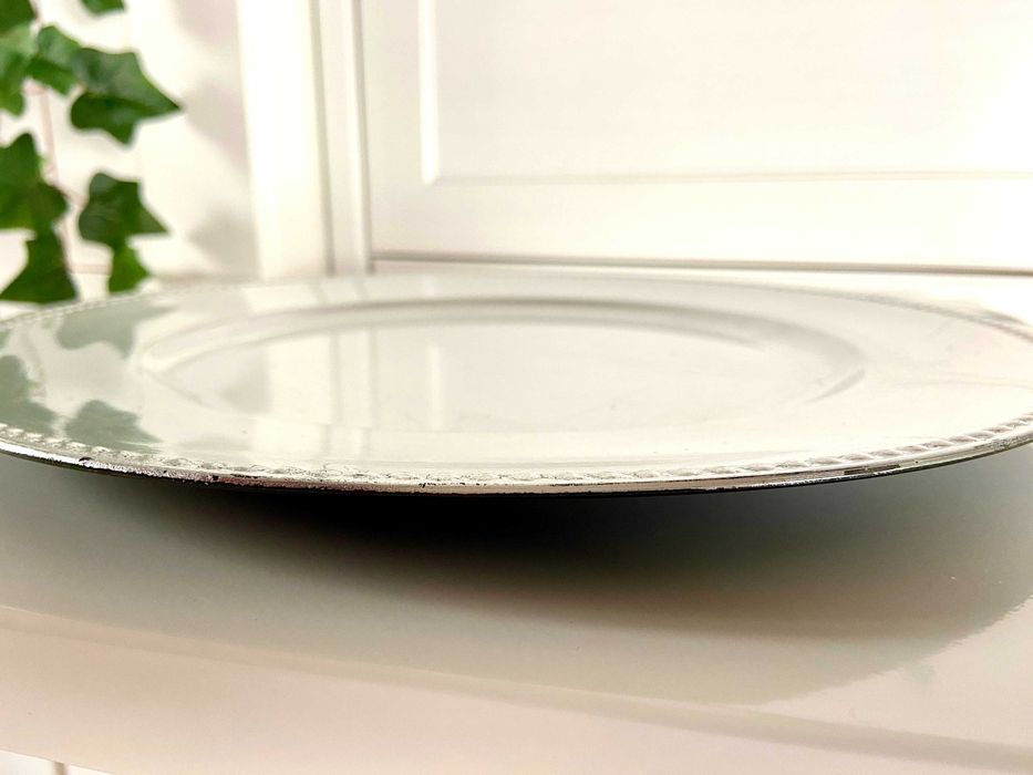 Prato decorativo cinza prata425334242909900803