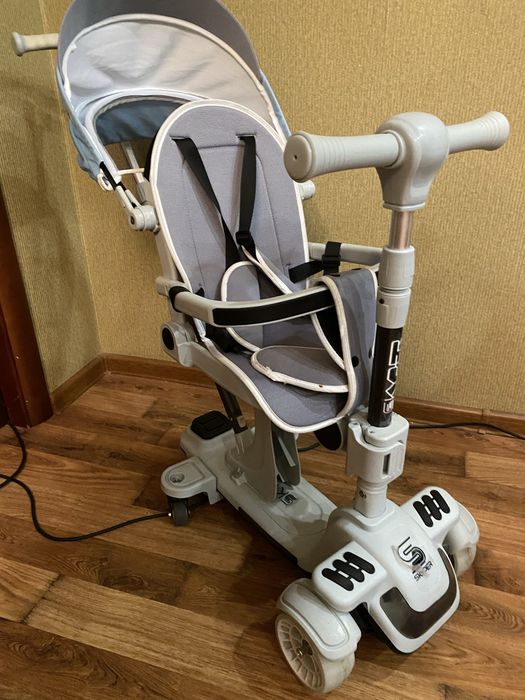 Самокат 5в1 беговел skyper