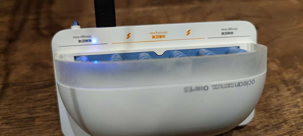 Стерилізатор для зубних щіток Oclean S1 Toothbrush Sanitizer white