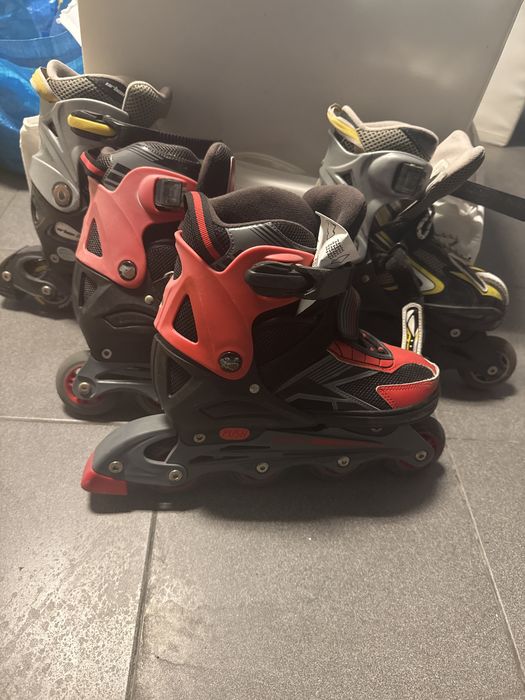 Patins em linha usados em bom estado 37-40