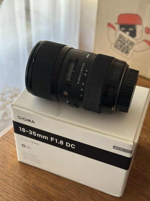 Обьектив Sigma 18-35 1.8 Art для Canon