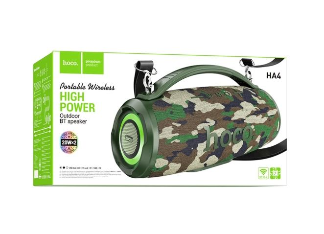 Колонка bluetooth HOCO HA4 Pover 2-20W - 40W