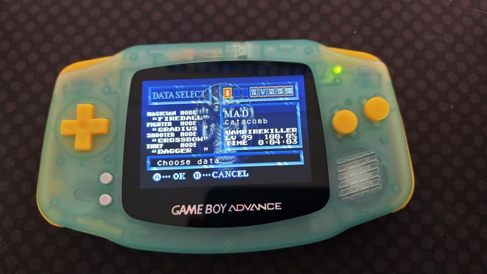 Castlevania circle of the moon gameboy advance