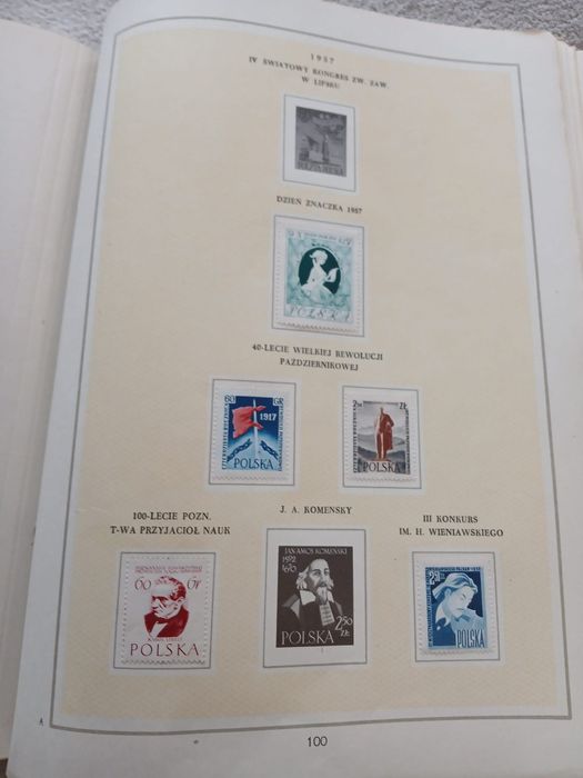 Album do znaczków pocztowych PRL - wyd.1955r.