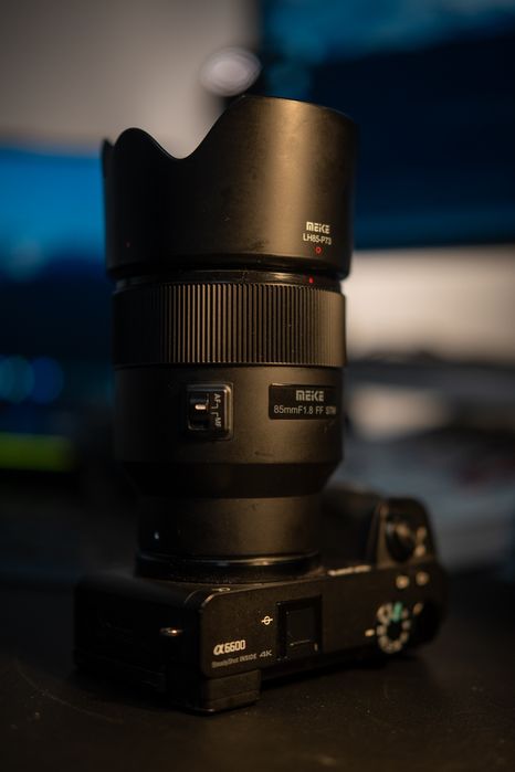 Sony a6600+Meike 85mm f/1,8