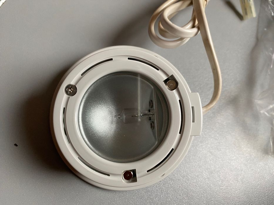 Лампа, Светильник встраиваемый мебельный галогенновый 12В