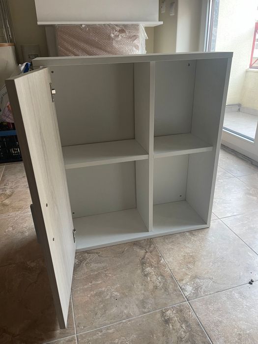 Conjunto de Móveis de Sala (móvel TV, armário e prateleira)