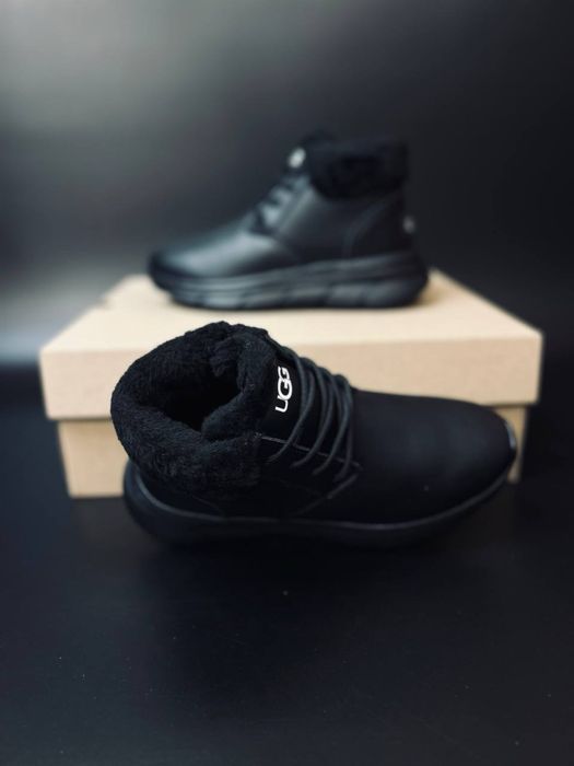 Кожанные кроссовки UGG / Lowmel Australia ugg/ кросівки угг шкіряні