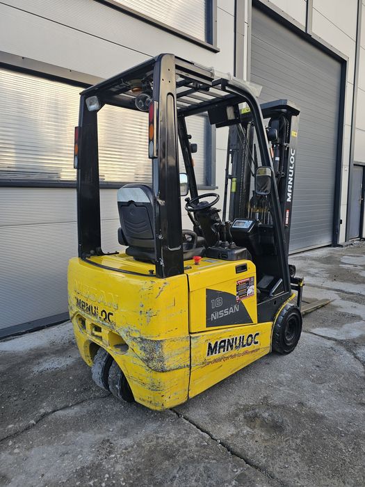 Wózek widłowy elektryczny NISSAN 1N1L18 TRIPLEX  4750mm  1750kg 48V  transport