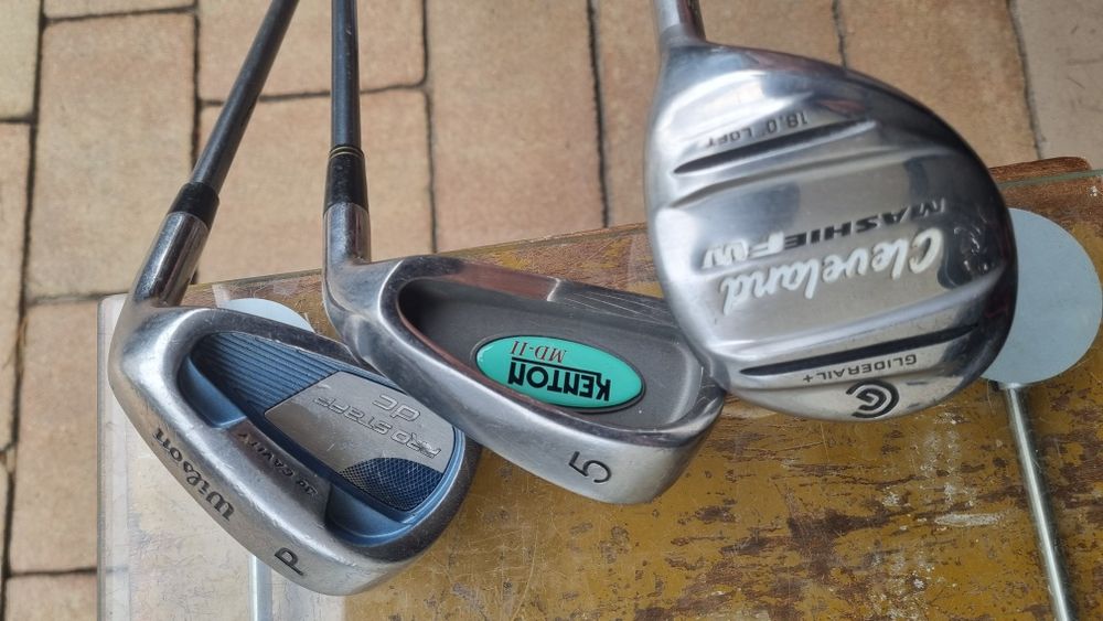 3 kije golfowe na imprezę terenowa. Hit! + pilki tee Gratis