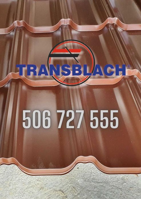 Blachodachówka KIARRA 0,4 RAL 8017 czekoladowy brąz z transportem