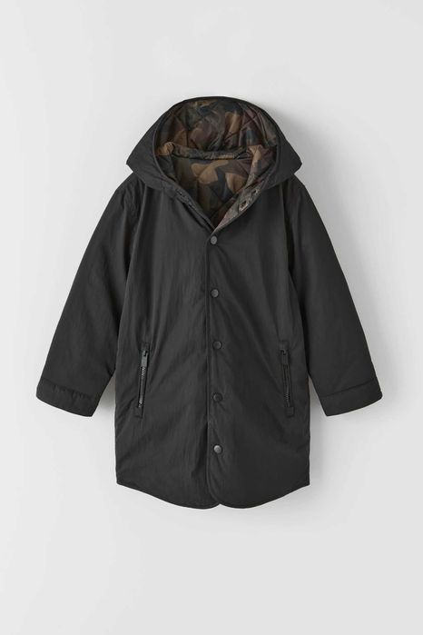 ZARA Kurtka moro dwustronna 134 cm